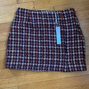 Tweed mini skirt size small